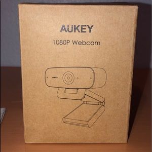 AUKEY 1080p Webcam with Noise Reduction Stereo Mic